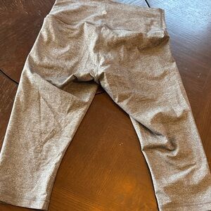 Gray Lululemon 3/4 length Leggings